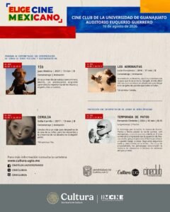 Jornada de Cine mexicano en el Auditorio Euquerio Guerrero